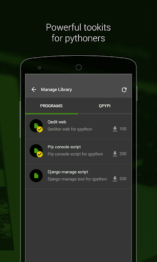 QPython - IDE for Python & AI - عکس برنامه موبایلی اندروید