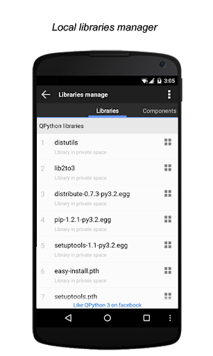 QPython3 - Python for Android - Image screenshot of android app
