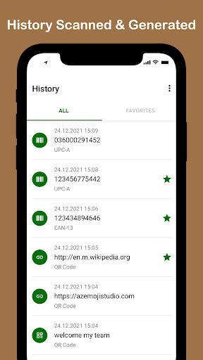 QR Code - Barcode - عکس برنامه موبایلی اندروید