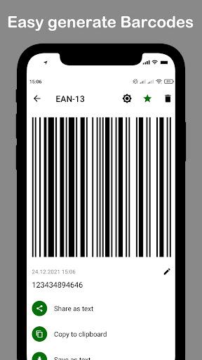 QR Code - Barcode - عکس برنامه موبایلی اندروید