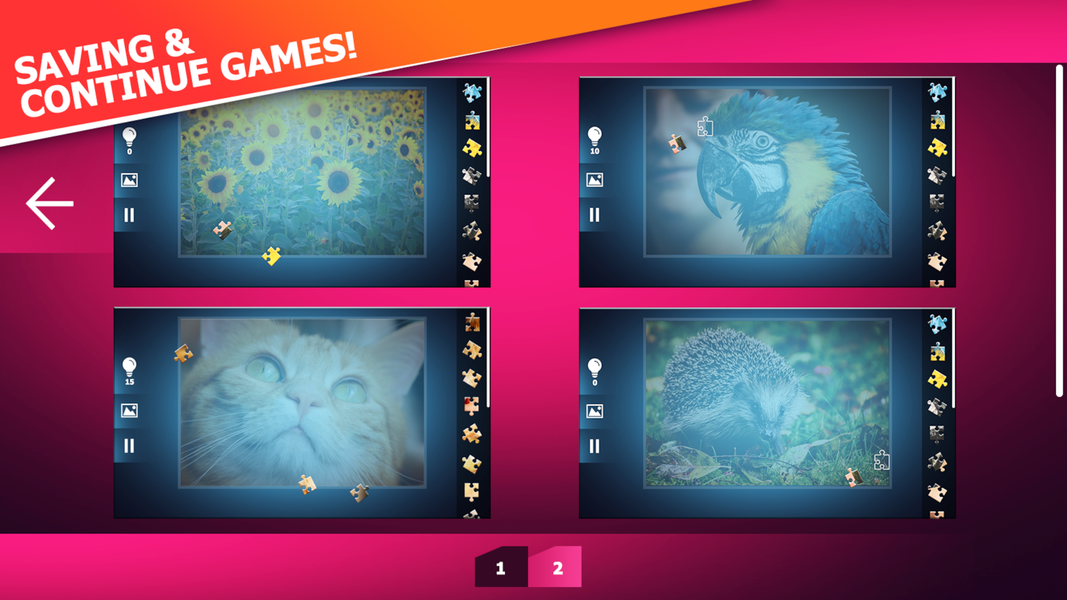 Jigsaw puzzles HD for everyone - عکس برنامه موبایلی اندروید