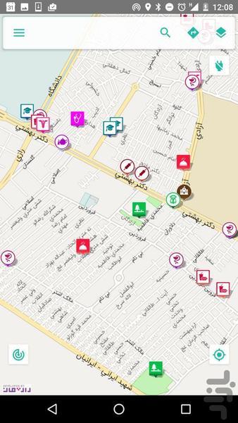 Karj Mobile Map - Image screenshot of android app