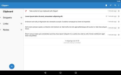 Clipper - Clipboard Manager - Image screenshot of android app