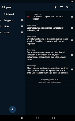 Clipper - Clipboard Manager - Image screenshot of android app