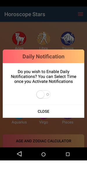 Zodiac Horoscope and Astrology - Image screenshot of android app
