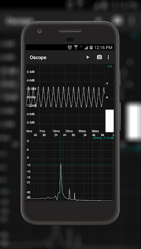Oscilloscope - عکس برنامه موبایلی اندروید