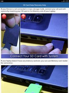 SD Card Data Recovery Help - عکس برنامه موبایلی اندروید