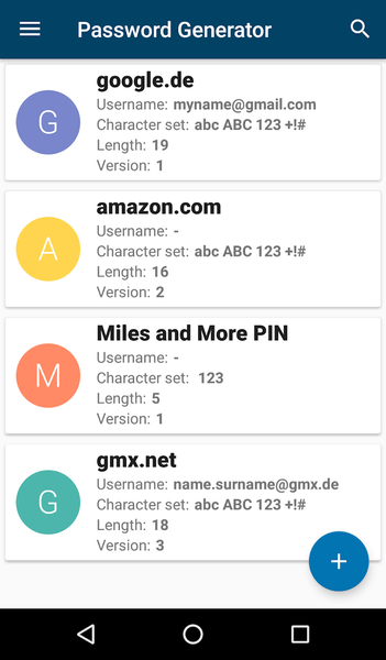 Password Generator (PFA) - عکس برنامه موبایلی اندروید