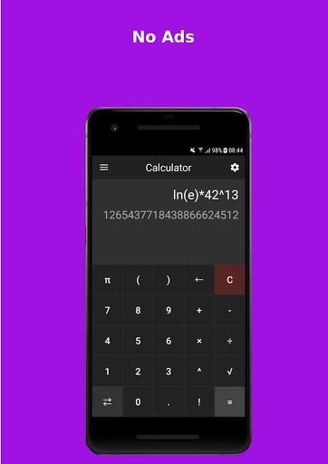 Calculator - عکس برنامه موبایلی اندروید