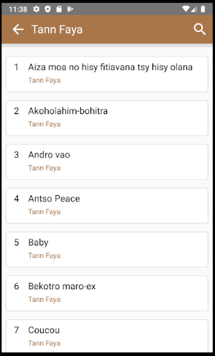 Tononkira Malagasy - عکس برنامه موبایلی اندروید