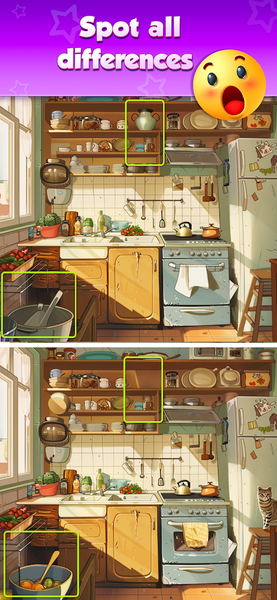 Find ۵ Differences Train Brain - عکس بازی موبایلی اندروید
