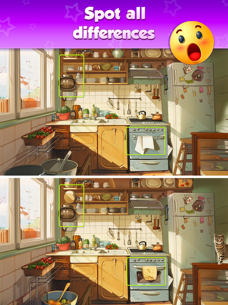 Find ۵ Differences Train Brain - عکس بازی موبایلی اندروید