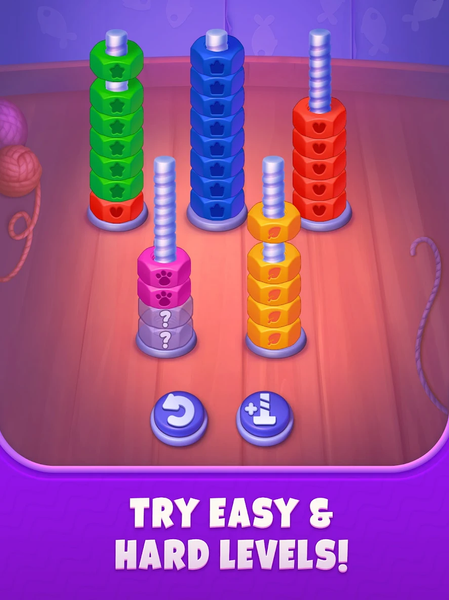 Nuts UP! Bolts Sort Puzzle - عکس بازی موبایلی اندروید