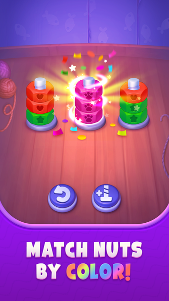 Nuts UP! Bolts Sort Puzzle - عکس بازی موبایلی اندروید