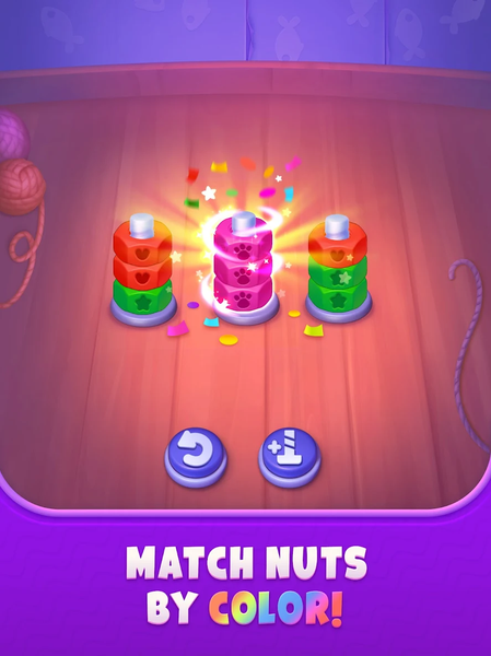 Nuts UP! Bolts Sort Puzzle - عکس بازی موبایلی اندروید