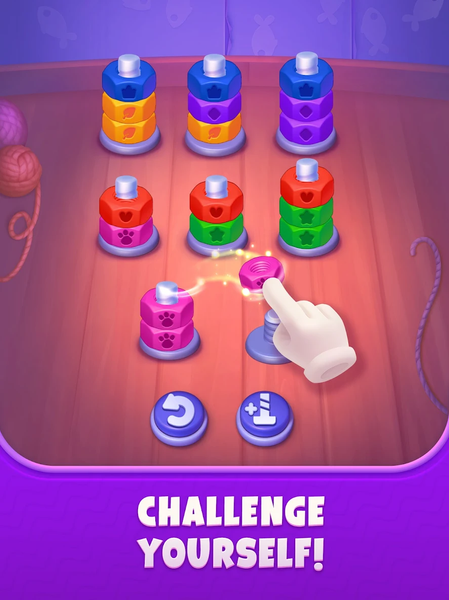Nuts UP! Bolts Sort Puzzle - عکس بازی موبایلی اندروید