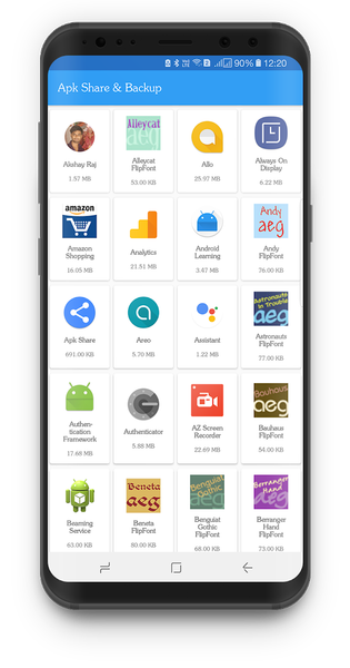 Apkshare & Backup - Image screenshot of android app