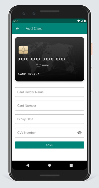 Cards Holder - عکس برنامه موبایلی اندروید