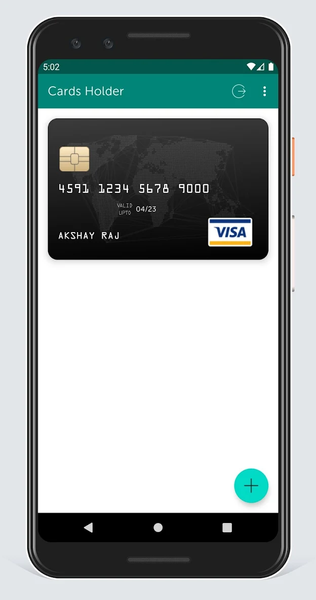 Cards Holder - عکس برنامه موبایلی اندروید