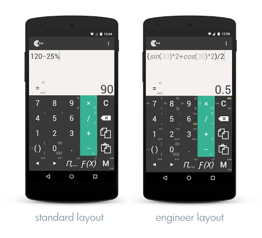 Calculator ++ - عکس برنامه موبایلی اندروید