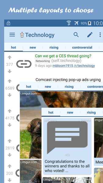 RedFeed for reddit - Image screenshot of android app