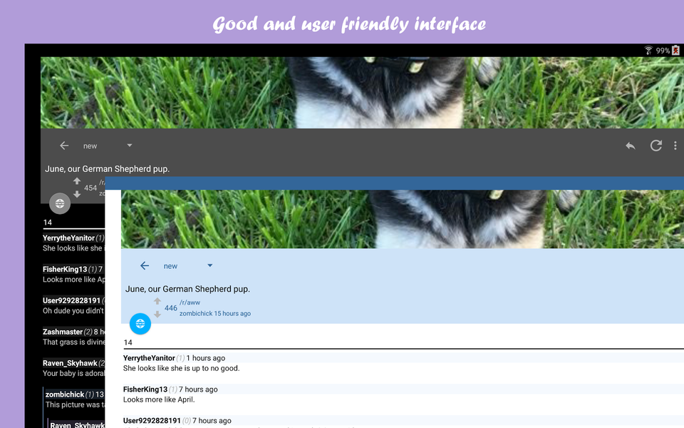 RedFeed for reddit - عکس برنامه موبایلی اندروید