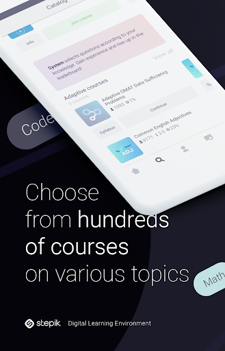 Stepik: online courses - Image screenshot of android app