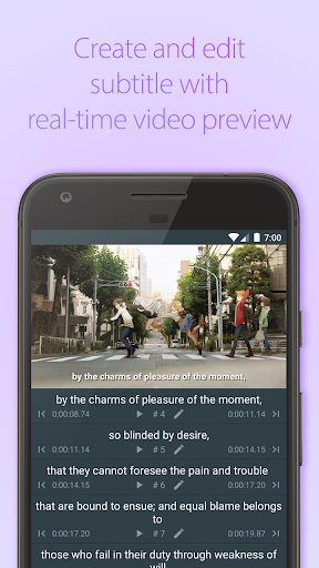 Subcake - Add Subtitle to Video, Subtitle Maker - Image screenshot of android app