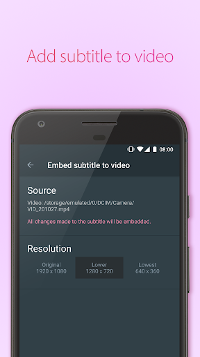 Subcake - Add Subtitle to Video, Subtitle Maker - Image screenshot of android app