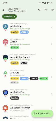 Swift Backup - Image screenshot of android app