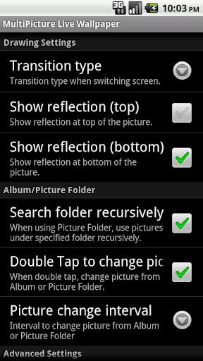MultiPicture Live Wallpaper - Image screenshot of android app