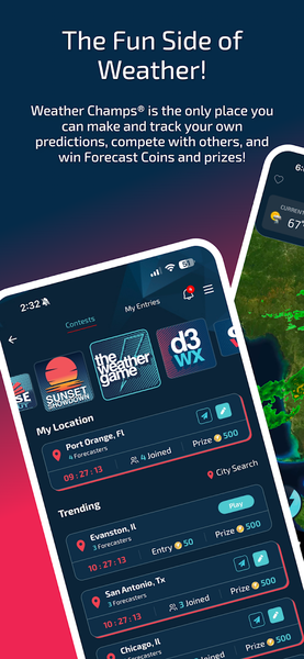 Weather Champs - عکس برنامه موبایلی اندروید