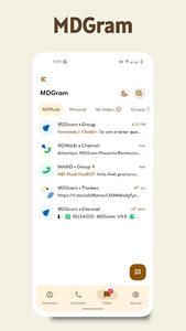 MDGram Messenger - عکس برنامه موبایلی اندروید