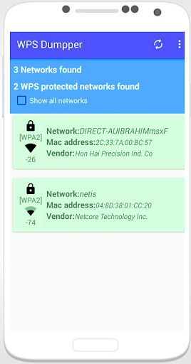 wifi wps wpa connect dumpper 2021 - عکس برنامه موبایلی اندروید