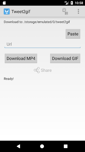 Tweet2gif - Image screenshot of android app