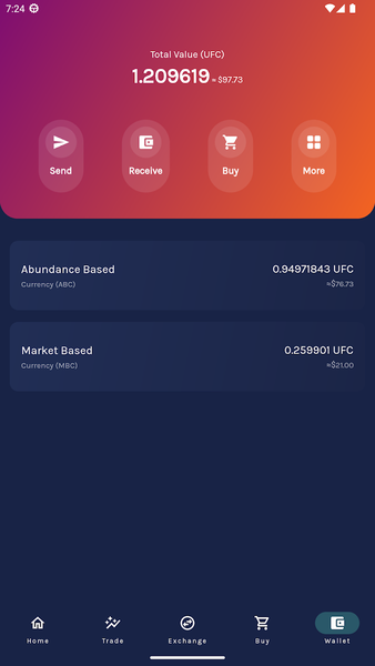 UF Wallet - عکس برنامه موبایلی اندروید