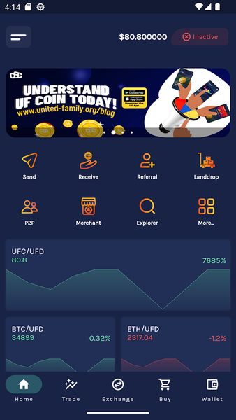 UF Wallet - Image screenshot of android app