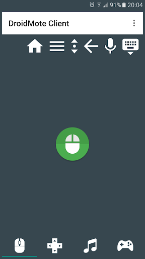 DroidMote Client - Image screenshot of android app