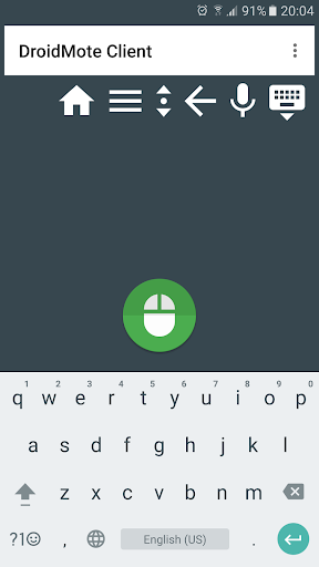 DroidMote Client - Image screenshot of android app