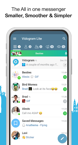 Vidogram Lite - عکس برنامه موبایلی اندروید