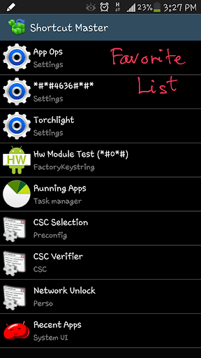 Shortcut Master (Lite) - Image screenshot of android app