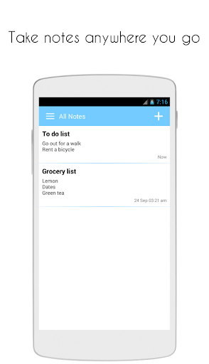 Notepad notes, memo, checklist - Image screenshot of android app