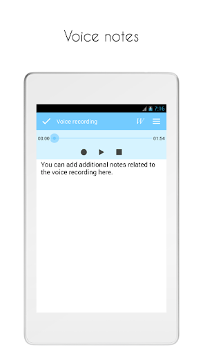 Simple notepad - عکس برنامه موبایلی اندروید