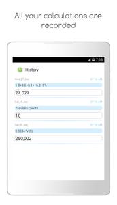 Simple calculator app - عکس برنامه موبایلی اندروید