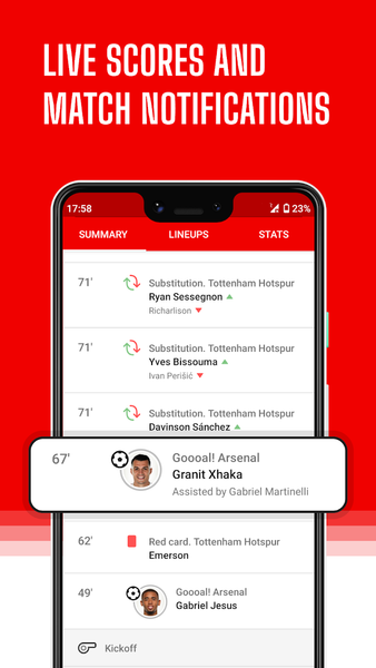 AFC Live – for Arsenal Fans - عکس برنامه موبایلی اندروید