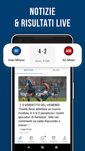 Nerazzurri Live: Football App - عکس برنامه موبایلی اندروید