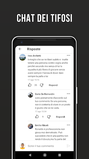 Bianconeri Live: Soccer App - عکس برنامه موبایلی اندروید