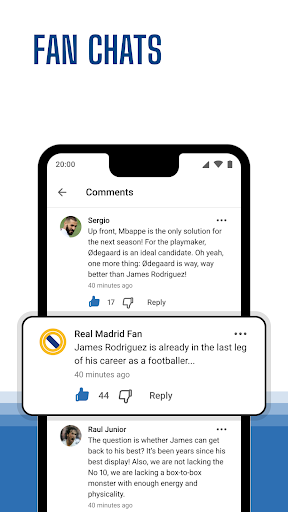 Madrid Live - News & Matches - عکس برنامه موبایلی اندروید