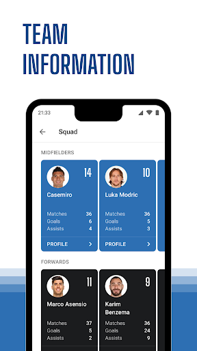 Madrid Live - News & Matches - عکس برنامه موبایلی اندروید