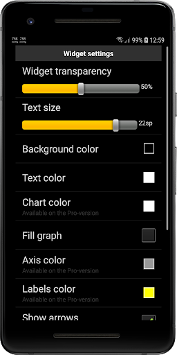 mu Barometer - Image screenshot of android app